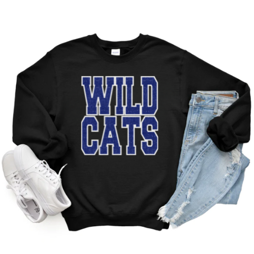 WILDCATS VARSITY CREWNECK (Glitter Design)