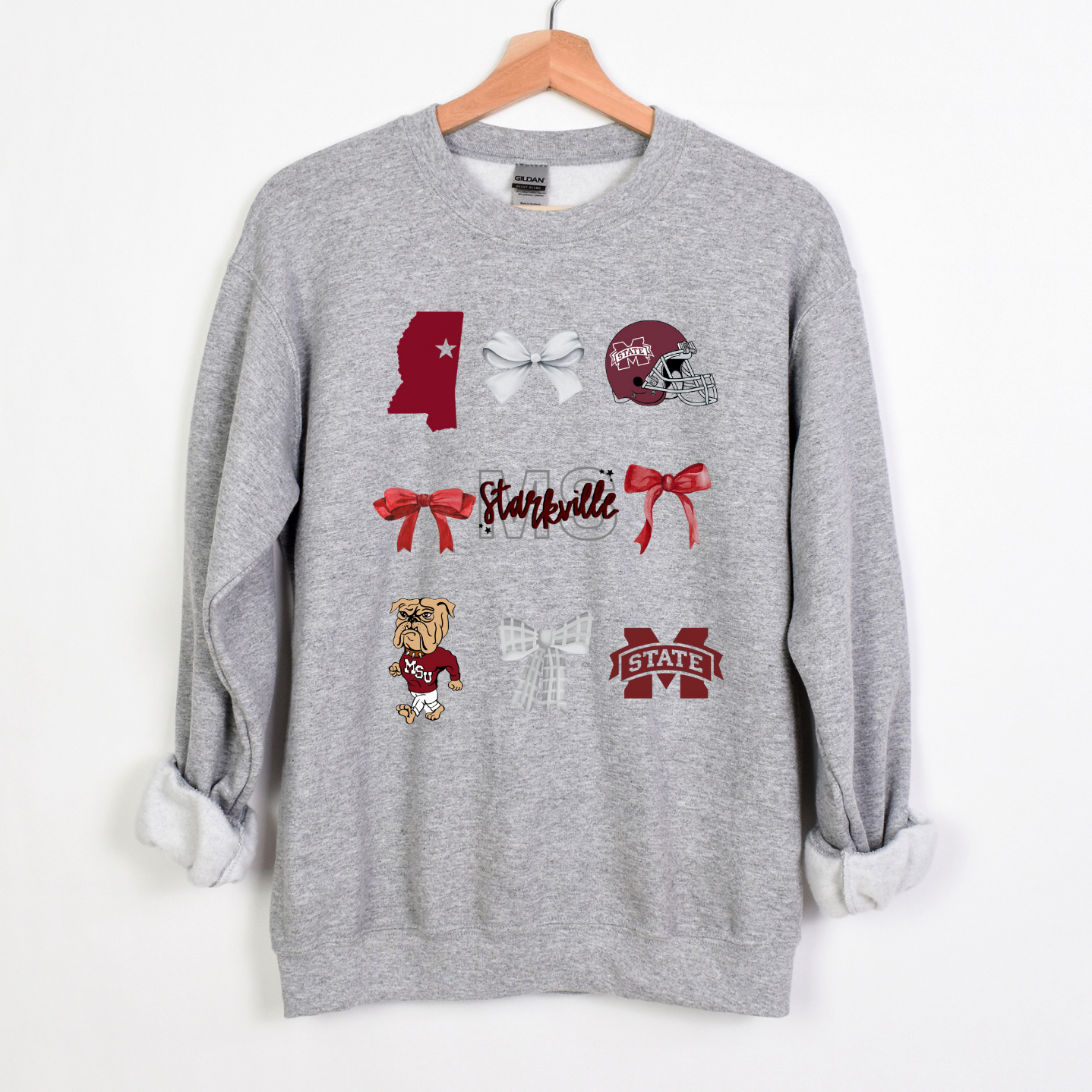 MISSISSIPPI STATE COQUETTE CREWNECK