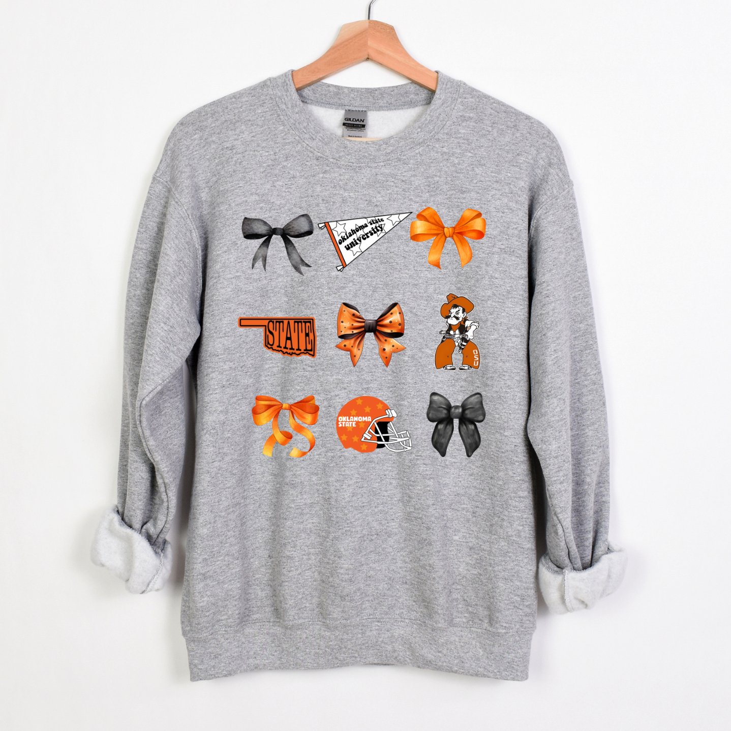 OKLAHOMA STATE COQUETTE CREWNECK