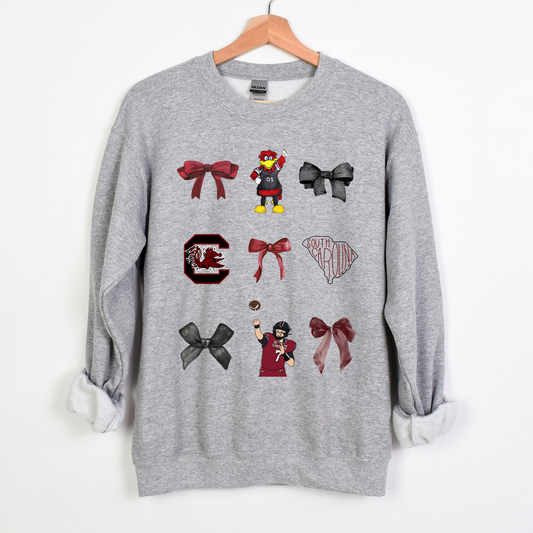 SOUTH CAROLINA COQUETTE CREWNECK