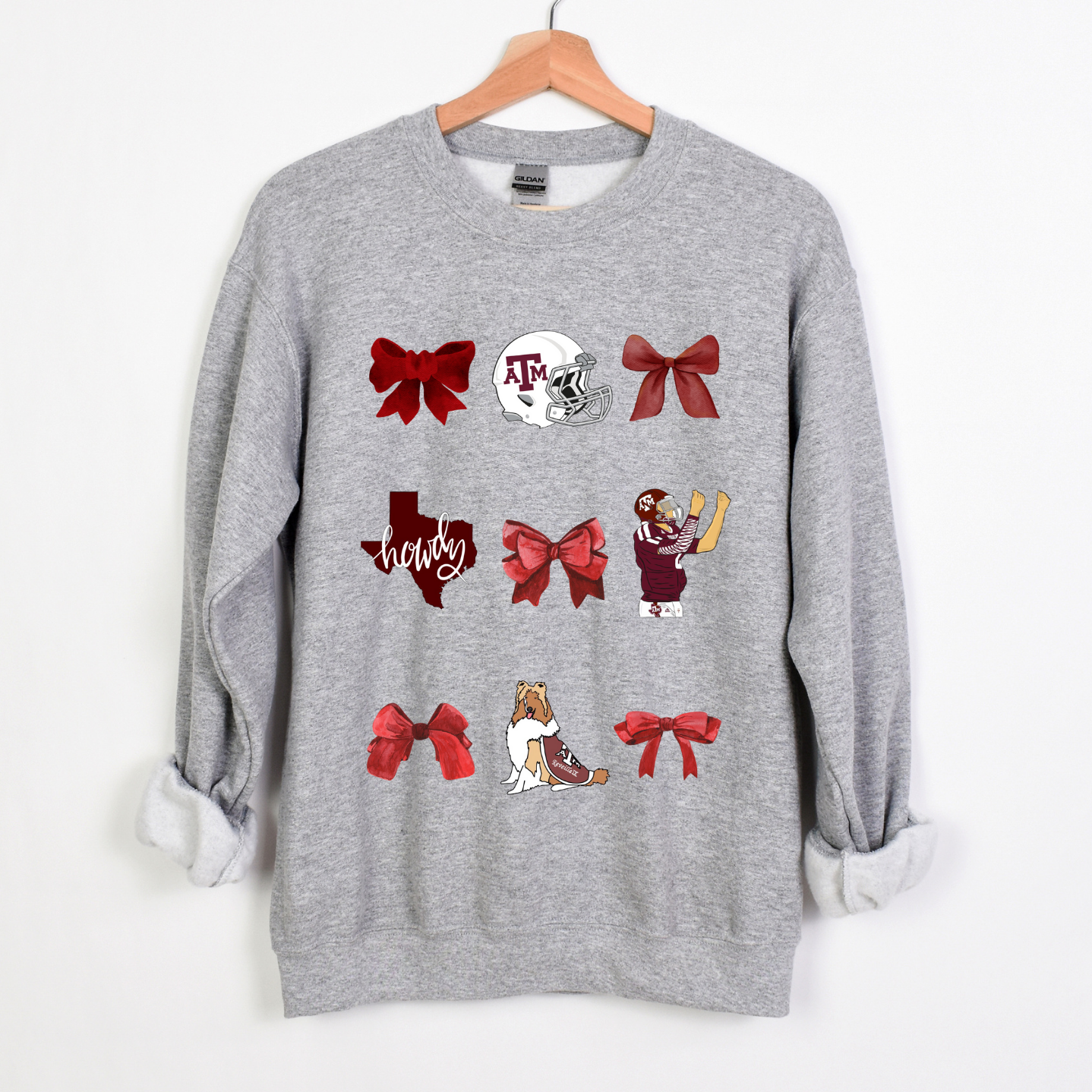 TEXAS A&M COQUETTE CREWNECK