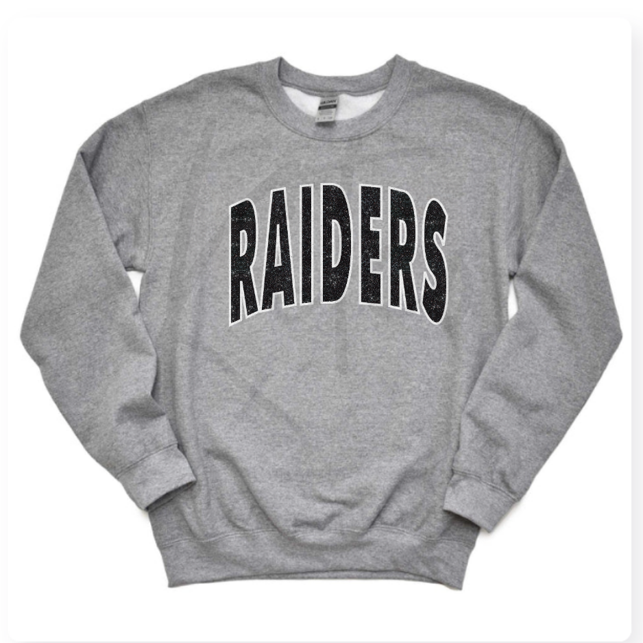 RAIDERS CREWNECK (Glitter Design)