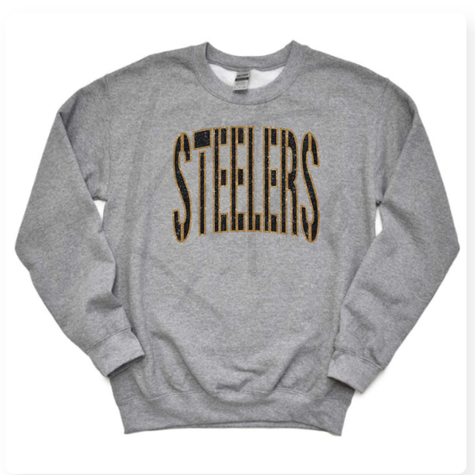 STEELERS CREWNECK (Glitter Design)