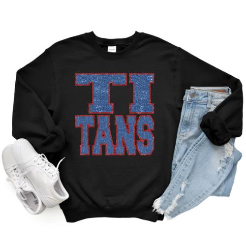 TITANS VARSITY CREWNECK (Glitter Design)