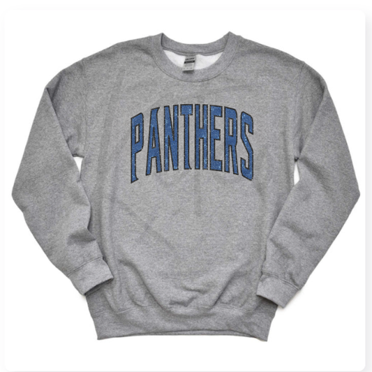 PANTHERS CREWNECK (Glitter Design)