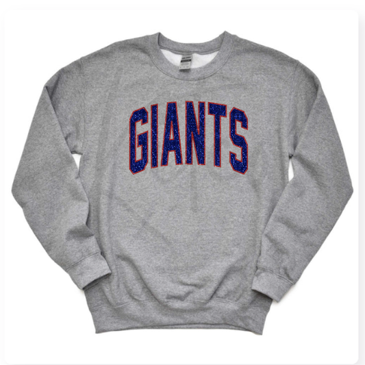 GIANTS CREWNECK (Glitter Design)