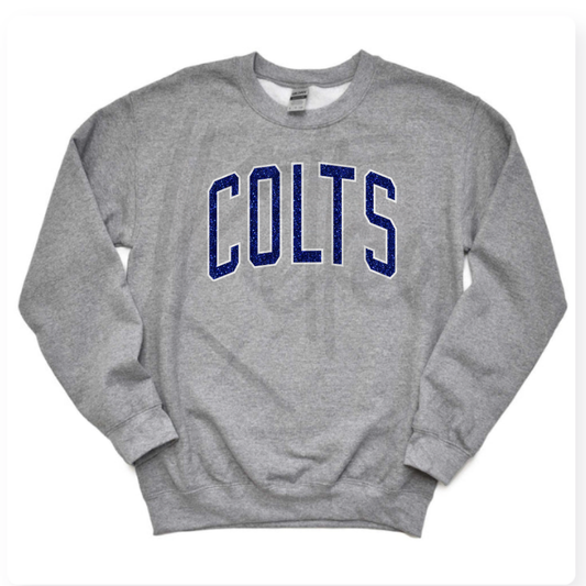 COLTS CREWNECK (Glitter Design)