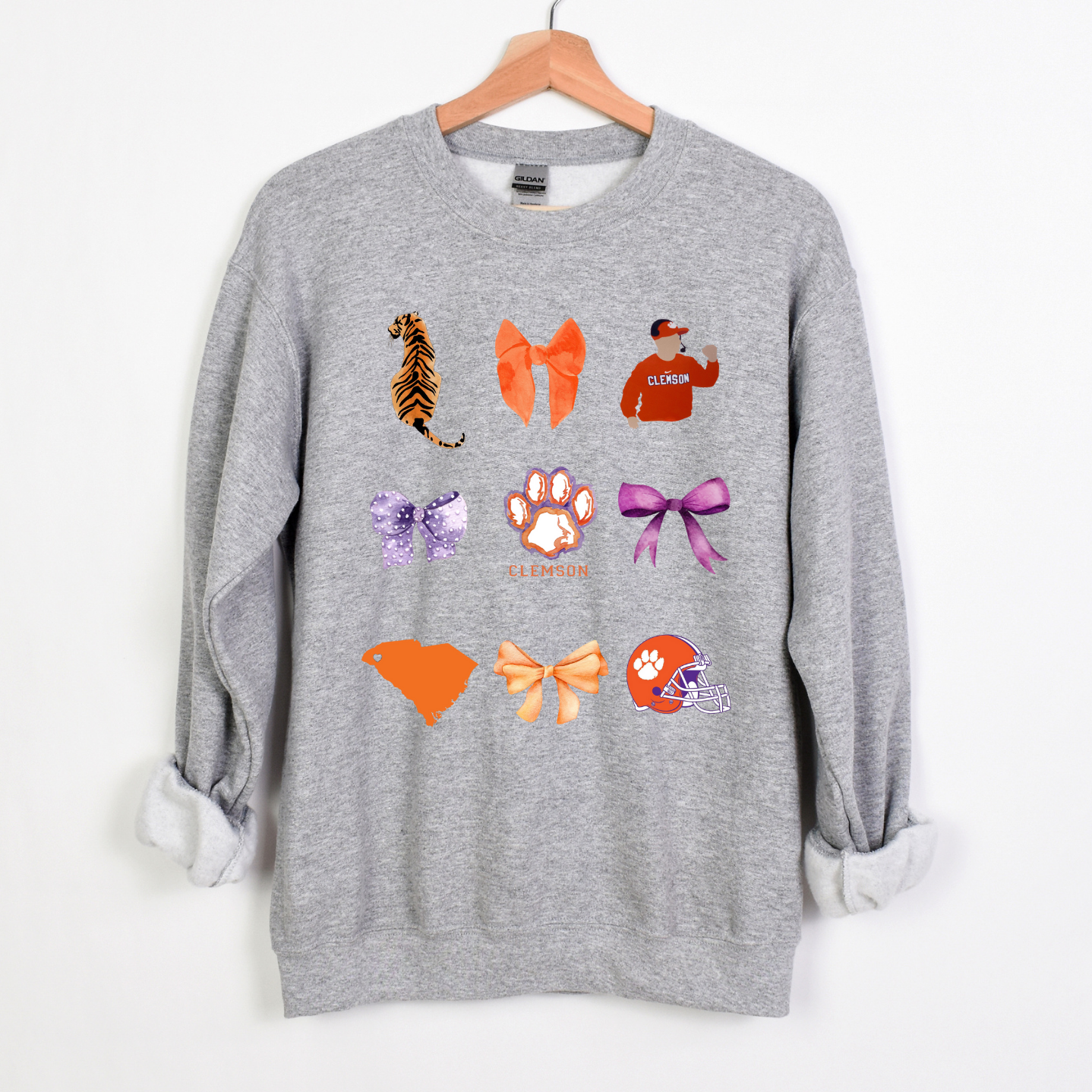 CLEMSON COQUETTE CREWNECK