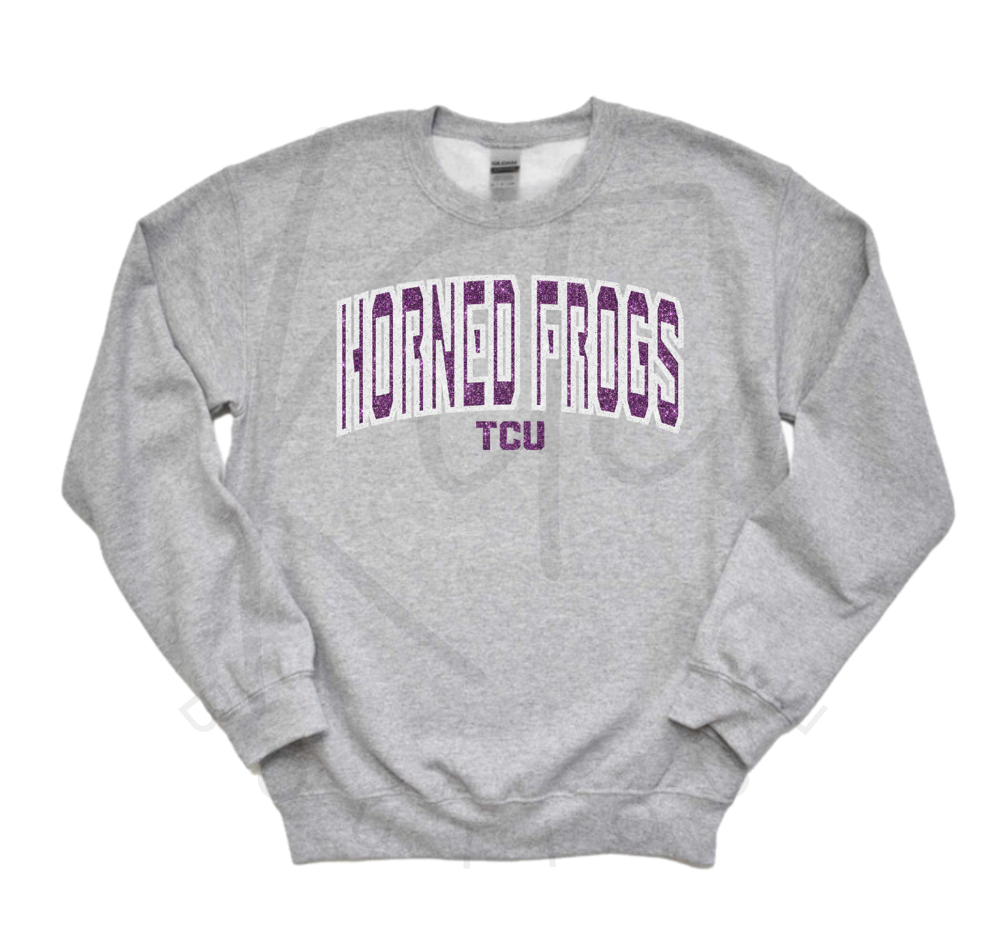 TEXAS CHRISTIAN CREWNECK (Glitter Design)