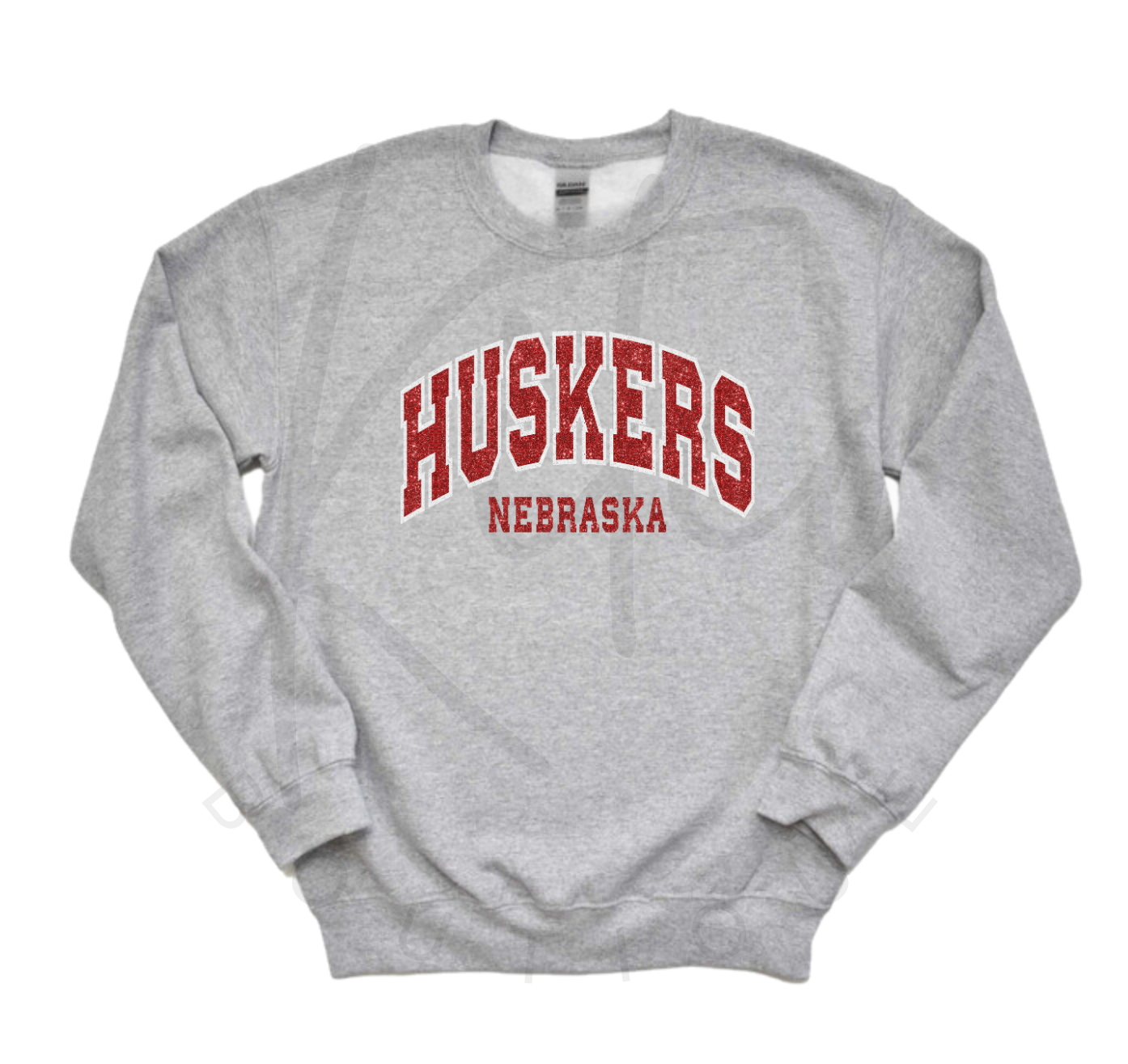 NEBRASKA CREWNECK (Glitter Design)