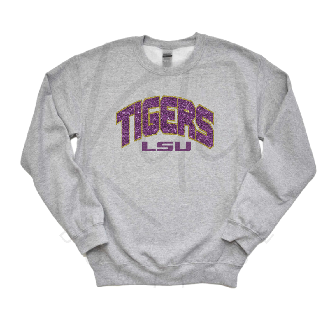 LOUSIANA STATE CREWNECK (Glitter Design)