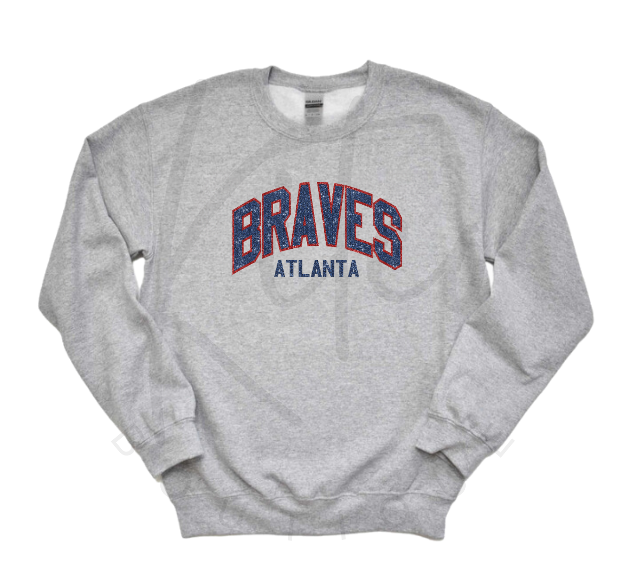 BRAVES CREWNECK (Glitter Design)