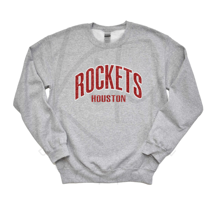 ROCKETS CREWNECK (Glitter Design)