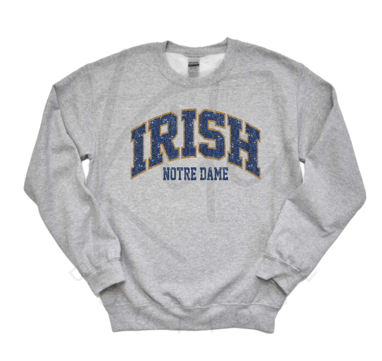 NOTRE DAME CREWNECK (Glitter Design)