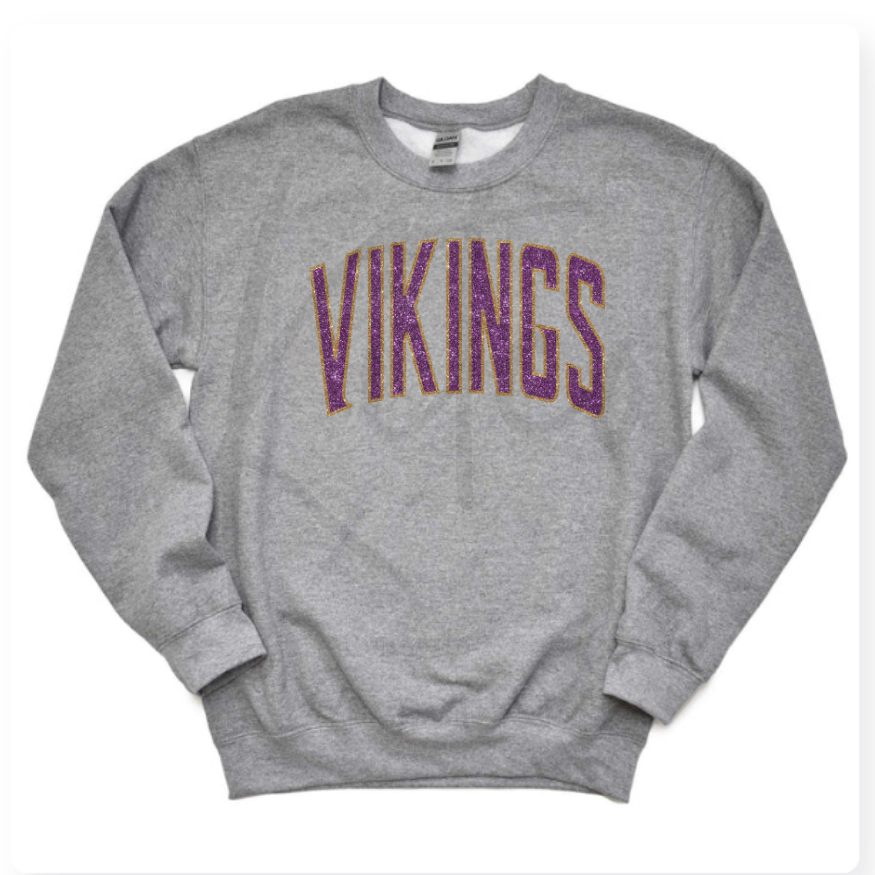 VIKINGS CREWNECK (Glitter Design)