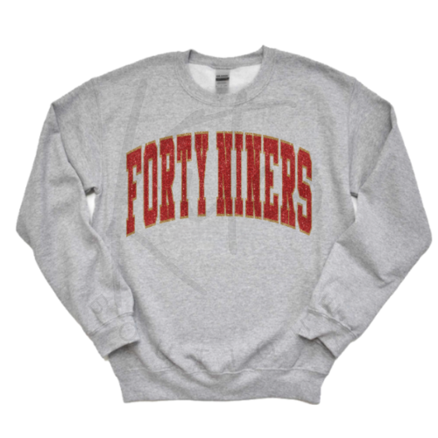 FORTY NINERS CREWNECK (Glitter Design)